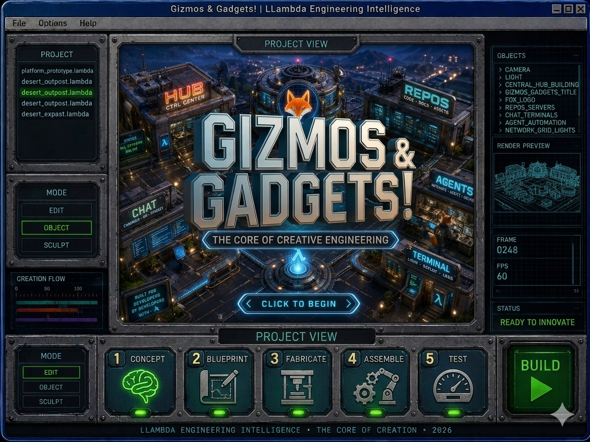 Gizmos and Gadgets product illustration