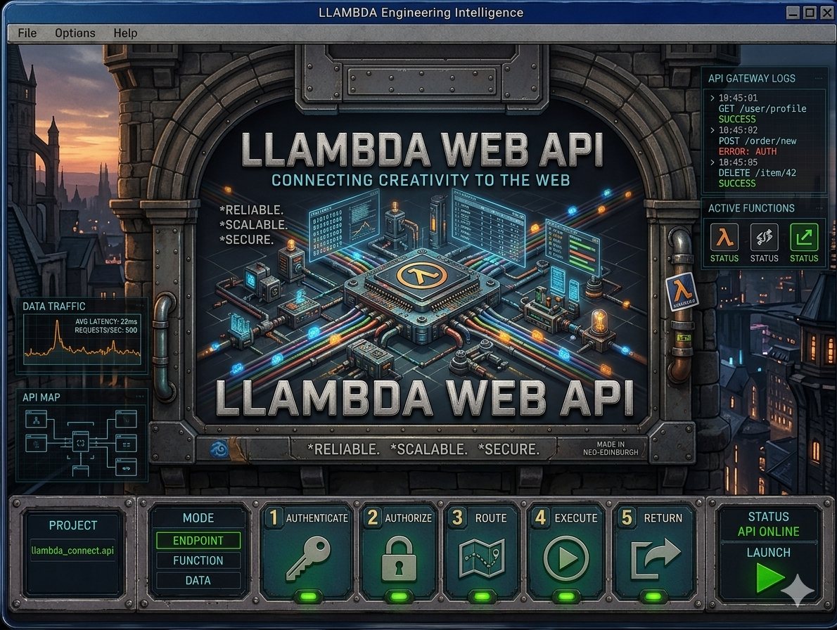 llambda web API product illustration
